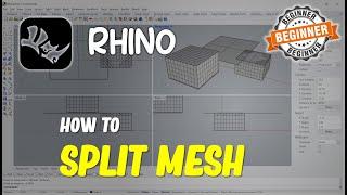 Rhino How To Split Mesh