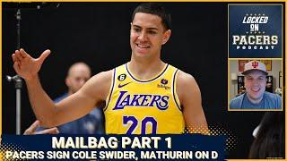 Why the Indiana Pacers signed Cole Swider, does it mean a roster battle? Plus. mailbag part 1!