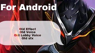 Hayabusa Old Epic skin script also replace normal skin with Old Effect, Lobby voice and sfx | MLBB