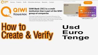 How To Create qiwi.com WALLET ll qiwi.com signup and verification / qiwi.com tutorial