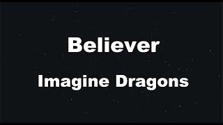 Karaoke Believer - Imagine Dragons 【No Guide Melody】 Instrumental