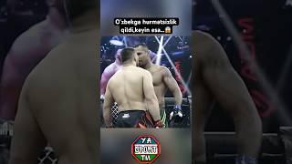 O’zbek sportchiga hurmatsizlik qilish oqibati  #shorts #mma #uzbekistan #uzb #ufc