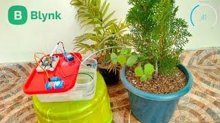 IOT Based Smart Plant Watering System using the New Blynk Iot and Nodemcu esp8266 || Techie Lagan