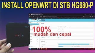 Install OpenWRT di STB Bekas Indihome HG680-P