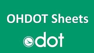 OHDOT Sheets