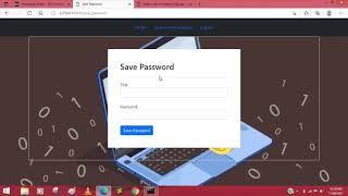 Save Passwords | A Django Project | Python