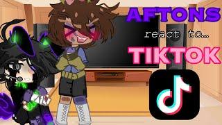 -AFTONS REACT TO TIKTOK- *gacha club, fnaf*