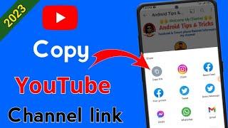 How to Copy YouTube Channel link / URL 2023 | Youtube channel link copy | Bangla Tutorial