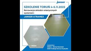 System do renowacji wykładzin Janser Atramex - szkolenie Toruń