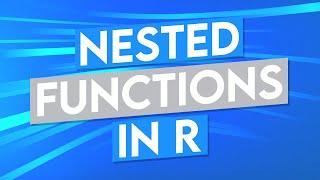 How to Use Nested Functions in R Programming and RStudio - R Programming Tutorial