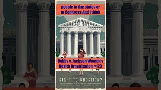 #Abortion Rights!? Dobbs v. Jackson: The Arguments That Overturned #Roe #123 #supremecourt