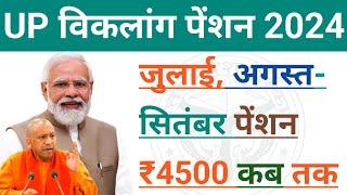 UP जुलाई, अगस्त- सितंबर 2024 | विकलांग पेंशन कब आएगी 2024 |UP Viklang Pension 2024 Divyang Pension |