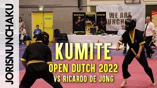 Joris van den Berg VS Ricardo de Jong | Finale  Kumite Open Dutch 2022