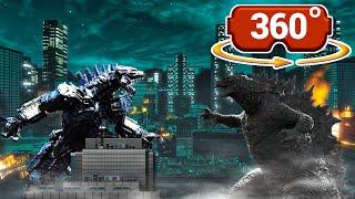 360 / VR Godzilla VS Mechagodzilla Epic Fight Battle - Fan Made Animation Video