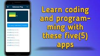 Top 5 Apps for Learning Coding and Programming on mobile | Android and iOS