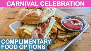 Carnival Celebration: Complimentary Food Options