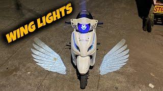 Wings Lights For All Motorcycles,Cars And Scooter's | Honda Activa Modified!!!