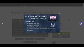 WooCommerce Fly to Cart Effect + Ajax add to cart