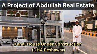 Luxury Kanal House in DHA Peshawar | Kanal House Under Construction in DHA Peshawar | Site Visit