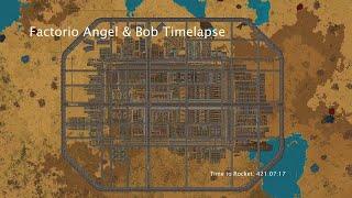 Factorio Angel & Bob Megabase Timelapse