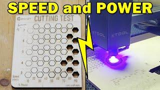 What Laser Cut Speed and Power Settings to use