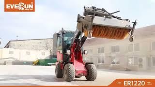 Equip Attachments on the Everun's ER1220 Compact Loader