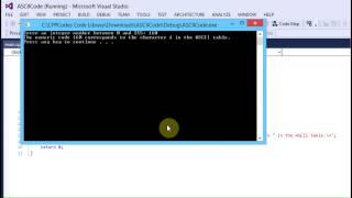 Number to Character ASCII Code (Visual Studio)