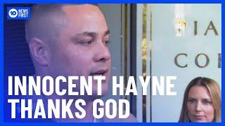 Jarryd Hayne Thanks God After Trial Discontinued | 10 News First