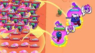 OP HYPERCHARGE vs WALLS BROKEN 999 NOOBS ⭕ Brawl Stars 2025 Funny Moments, Fails ep.1610