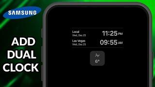 How To Add Dual Clock On Always On Display Samsung