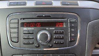 Ford 6000cd radio serial number location from display