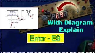 Error E9 Repairing In Induction || Raj Induction ||