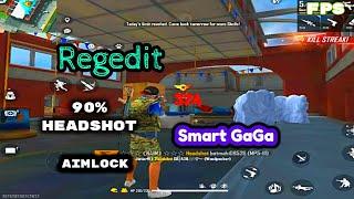 BEST REGEDIT SMARTGAGA || AIM LOCK+HEADSHOT.