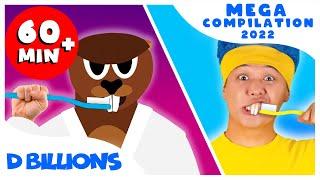 “Trrr-Ra-Ta-Ta“ (Brush Your Teeth) | Mega Compilation | D Billions Kids Songs