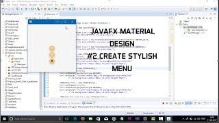 JavaFX Material Design #2 Create Stylish Menu