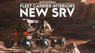 Elite Dangerous - NEW SRV, Fleet Carrier Interiors, Player Emotes