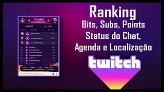 COMO CRIAR RANKING DE BITS, SUBS, PONTOS NA TWITCH - STREAMELEMENTS LEADERBOARD