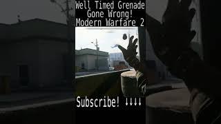 Well Timed Grenade Gone Wrong! MW2 Clip