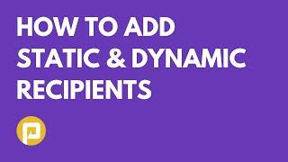 How to Add Static & Dynamic Recipients - Google Forms Approval Workflow