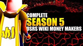 Complete Season 5 | Testing OSRS Wiki Money Making Methods | Money Making Guide 2021