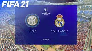 FIFA 21 - Inter Milan vs. Real Madrid @ San Siro