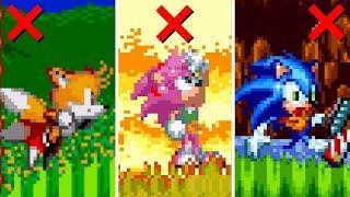 Lose Amy, Sonic, Tails or else...! ~ Sonic 2, 3 A.I.R., Sonic Mania Plus mods ~ Gameplay