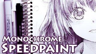 【Copic Speedpaint】 Inktober - Shoujo