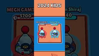 1990 VS 2024 in Brawl Stars #shorts #brawlstars