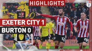 HIGHLIGHTS: Exeter City 1 Burton Albion 0 (16/3/24) EFL Sky Bet League One