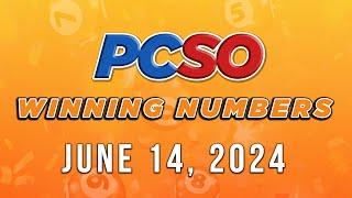 P132M Jackpot Ultra Lotto 6/58, 2D, 3D, 4D, and Mega Lotto 6/45 | June 14, 2024