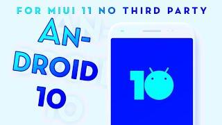 Android 10 Theme For Miui 11_No Third Party_Fully Compatible For Miui 11 #Miui