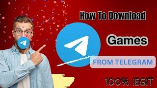 How To Download PC Games Using Telegram 100% LEGIT