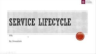 Service Lifecycle