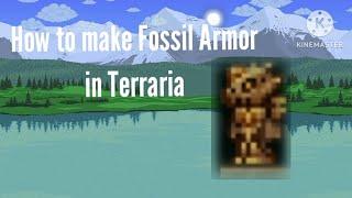 How to craft Fossil Armor in Terraria